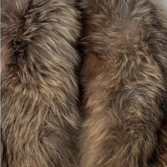 Grey Genuine Fox Fur Vintage 1950’s Stole/Shawl Wrap - Picture 3 of 9